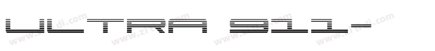 Ultra 911字体转换